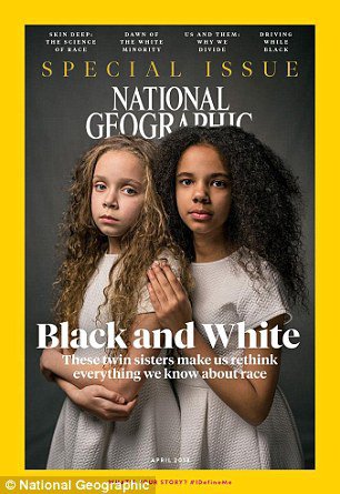 Фото близняшек 11-летних Марсии и Милли Биггс напечатают на обложке National Geographic