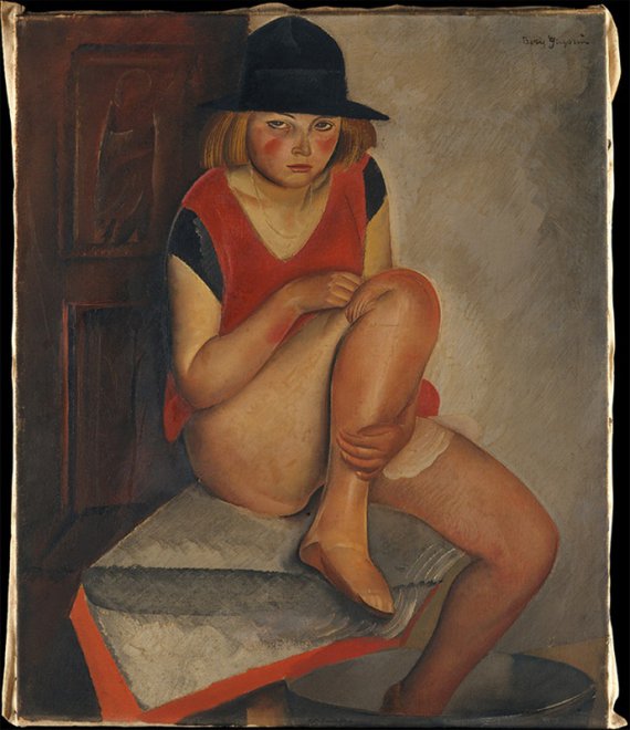 Борис Григорьев, "Модель", 1926 год