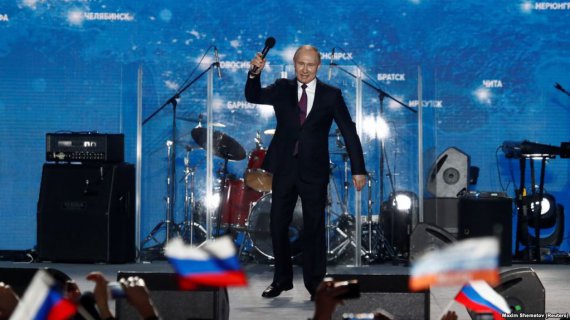 Володимир Путін в Севастополі. 14 березня 2018 року
