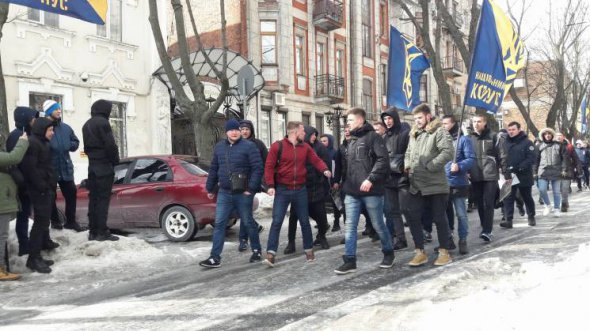 Националисты Харькова протестовали против проведения выборов