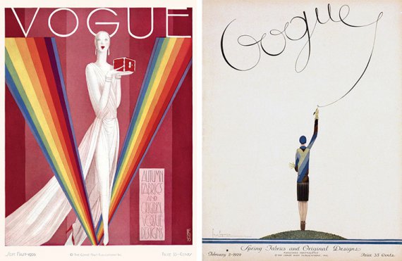 Популярные глянцы ХХ века на обложках использовали рисунки и иллюстрации