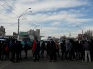 "Национальный корпус" 25 минут блокировал движение по проспекту Победы