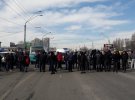 "Национальный корпус" 25 минут блокировал движение по проспекту Победы