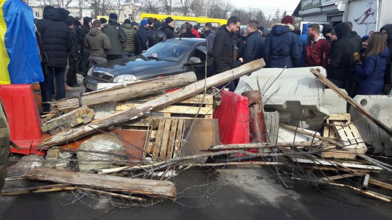 Активісти "Нацкорпусу" перекривали дорогу