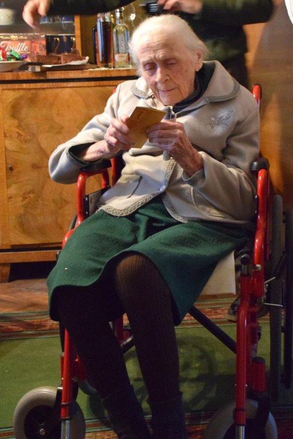 Анне Бойко в декабре 2017 году исполнилось 103 года
