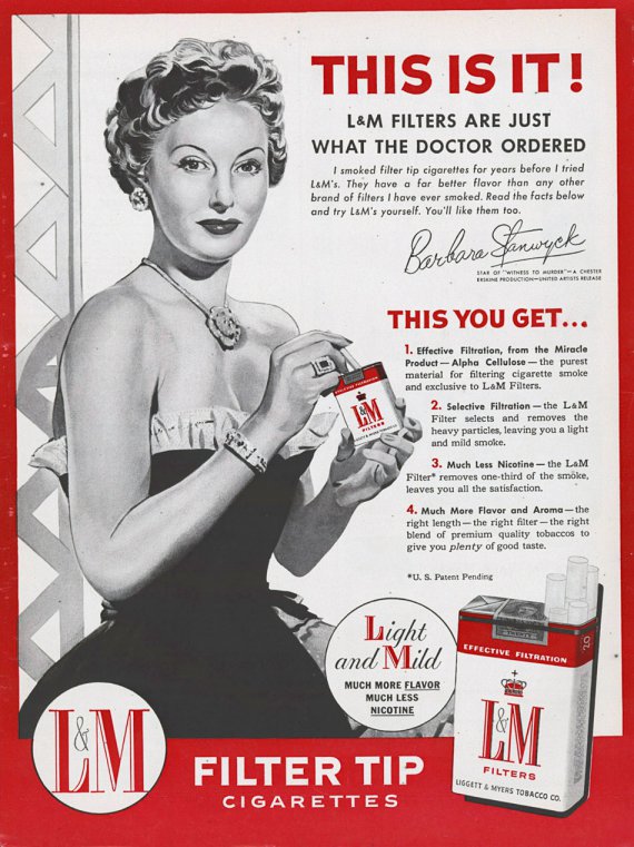 Рекламная кампания марки сигарет "L&M"