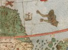 В 1587 году итальянский географ Урбано Монте нарисовал самый старый из известных атласе мира
