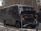 Под Киевом произошло смертельное ДТП с участием автомобиля Daewoo Lanos и маршрутки с пассажирами