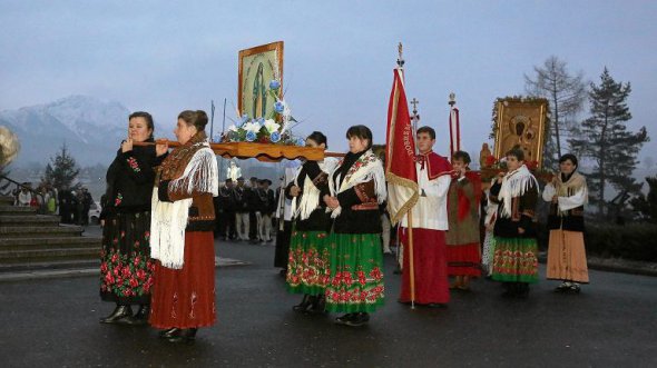 Пасхальная процесия, Закопанэ, Польша