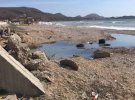 Пляж в Коктебеле затопило нечистотами