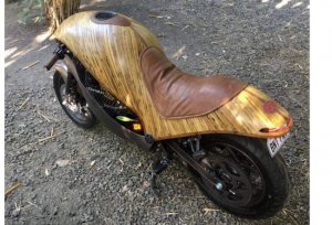 Филиппинец построил бамбуковый мотоцикл. Фото: helperauto