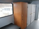  Для повноцінного відпочинку ремонтників у фургоні встановлені три ліжка: два верхніх відкидних та нижнє із рундуком, є шафа для речей. 