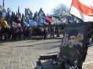 Участники марша собираются на ул. Грушевского