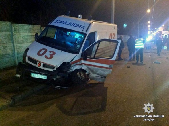 У Харкові сталася ДТП за участі швидкої