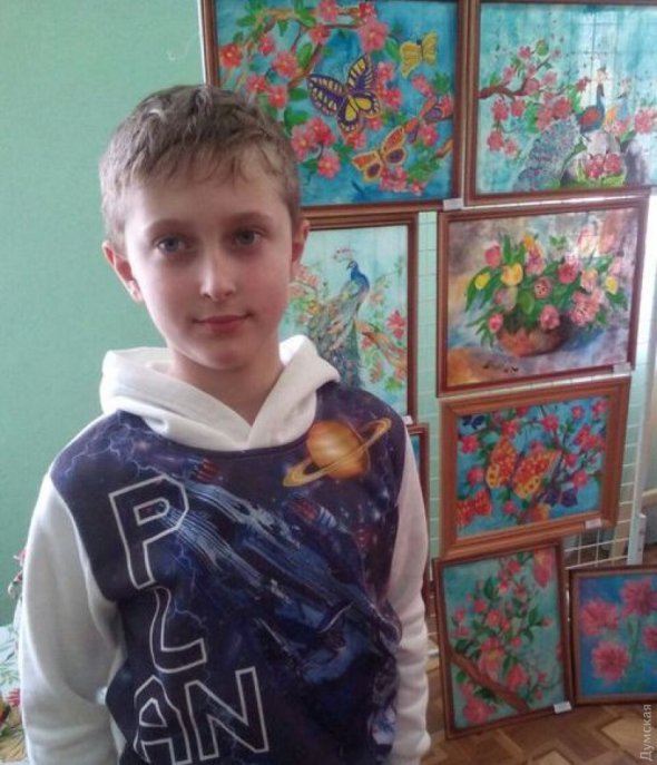 Артем Малоок один из трех украинских школьников, которые вышли в финал международного конкурса с рисования