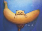 Стефан Бруше малює картини на бананах протягом 7 років