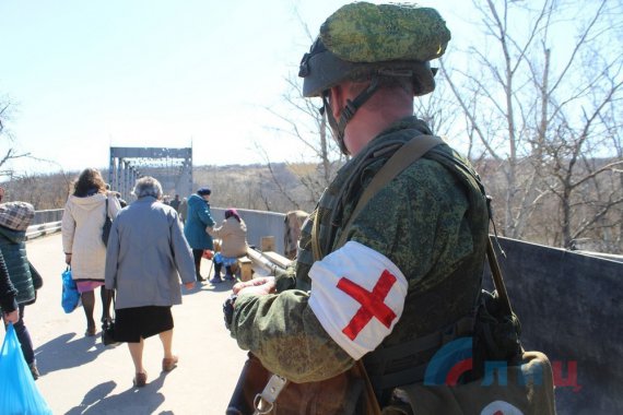 Боевики сообщили, шо разведения войск у блокпоста Станица Луганская не произошло.