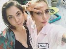 Леди Гага и сестра Натали