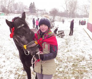 Коня Графа Богдані Сачевській подарували матір з бабою. Заплатили за нього 12 тисяч гривень