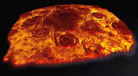 Юпитер под инфракрасным зондом