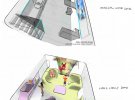 Модули общественного пространства для размещения в багажных отсеках самолетов 