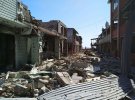 Последствия 4-летней войне на берегу Азовского моря - уничтожены деревни на линии соприкосновения