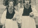 Невеста и дружка, Городок, Галичина, 1906.