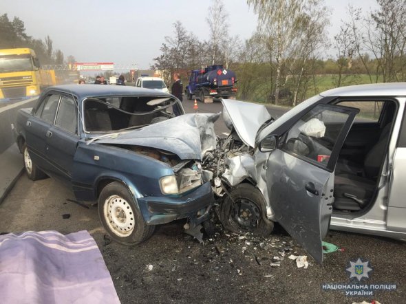 В Киевской области женщина выехала на встречную полосу и спровоцировала смертельную аварию