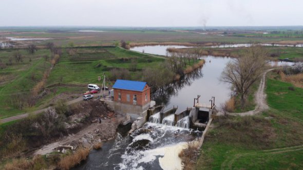 В Днепропетровской области в Васильковке сдали в эксплуатацию первую в регионе мини-гидроэлектростанцию