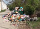 Окуповане місто Бахчисарай потонуло у смітті.