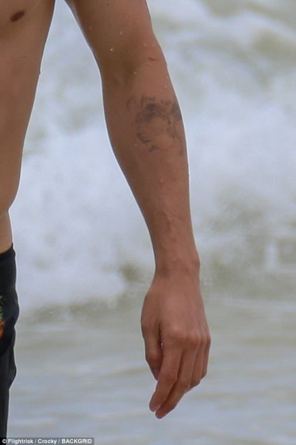 Чарли Ханнэм отдохнул в перерыве между съемками фильма "Тройная граница" на острове Оаху, Гавайи Фото: dailymail.co.uk