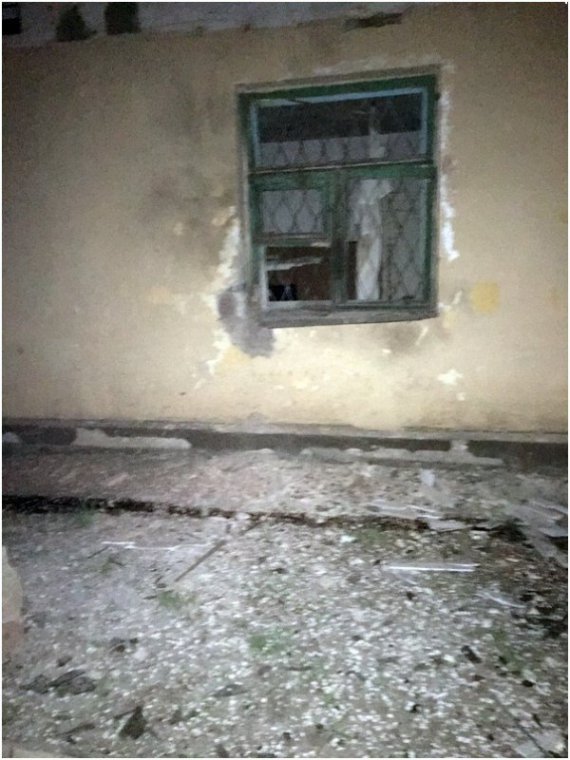 Приміщення поліцейської дільниці терористів ДНР у Макіївці після вибуху 