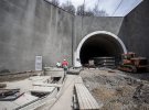 Бескидский тоннель за месяц до открытия