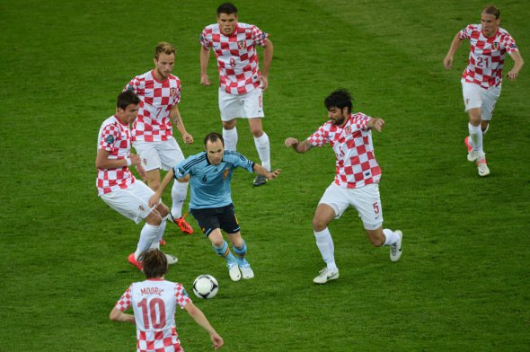 Иньеста против Хорватии