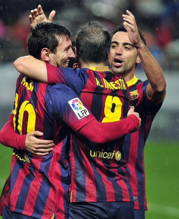 Фантастичне тріо: Хаві, Мессі, Іньєста