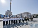 Торжественное пидняння флага Военно-морского флота Украины провели на Майдане Независимости