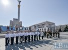 Урочисте підняння прапора Військово-морського флоту України провели на Майдані Незалежності