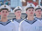 Урочисте підняння прапора Військово-морського флоту України провели на Майдані Незалежності