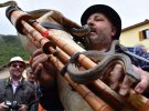 Фестиваль змей в Италии посвященный святому Доменику