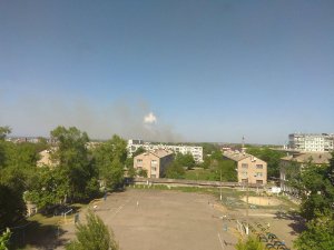 На військових складах у Балаклії знову пожежа  