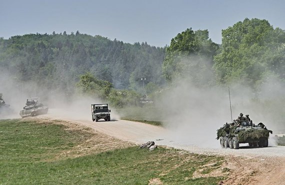 Український зведений підрозділ два дні утримував важливу висоту поблизу містечка Равенсдорф у рамках міжнародних військових навчань Combined Resolve X у Німеччині