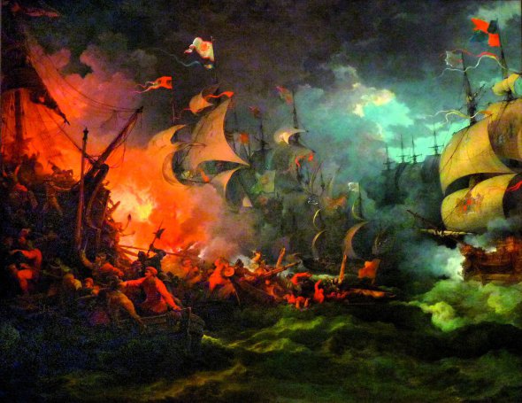 Філіп Якоб Лютербург. Розгром Іспанської армади, 1796 рік