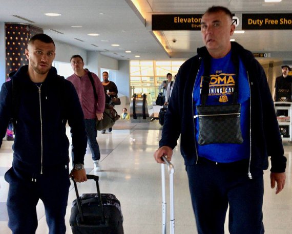 Ломаченко прибув до Нью-Йорка