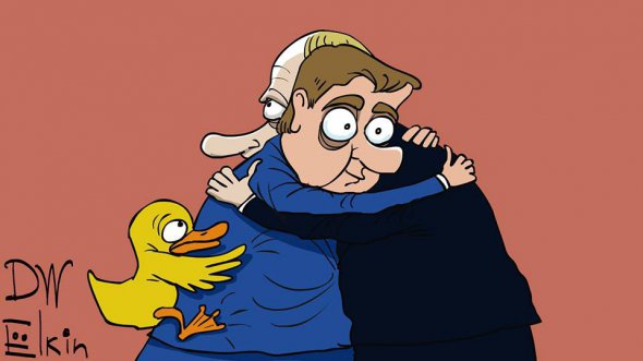 Российский карикатурист Сергей Елкин высмеял назначения Дмитрия Медведева на пост главы российского правительства