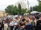 У центрі Києва відбуваються заходи до 9 травня