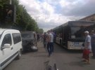 Масштабное ДТП в центре Запорожья: Lexus спровоцировал столкновение десятка авто, пострадали 3 человека