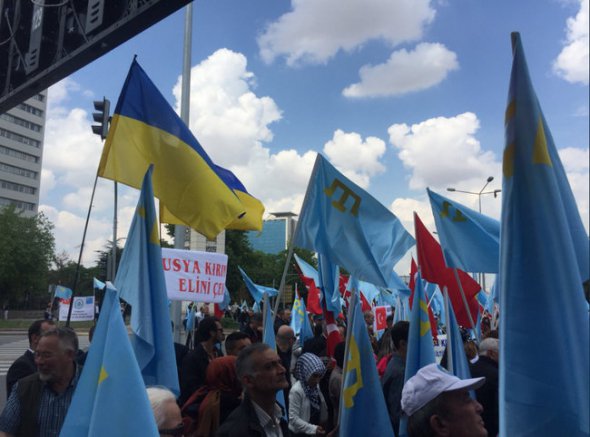 В Анкарі пройшов траурний мітинг