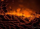 Британский фотограф Белла Фальк заночевала на вершине действующего вулкана Ньирагонго