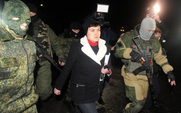 Взимку 2017-го Надія Савченко їздила на непідконтрольні Україні території