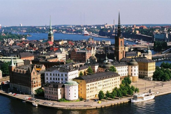 Улочки старого Стокгольма удобные для ориентирования